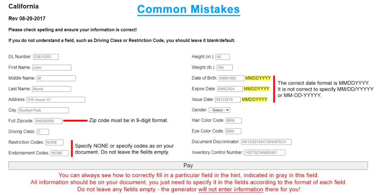 PDF417 Barcode Generator - PDF417 Online Generator