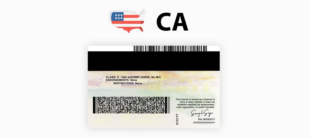 ID California Barcode PDF417