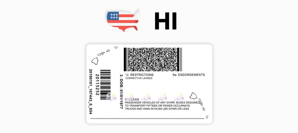 ID Hawaii Barcode