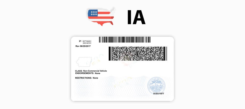 ID Iowa Barcode